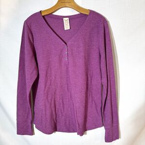 Faded Glory Thermal Tee Knit Cotton long sleeve - XXL